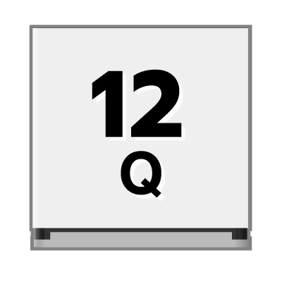 ปริมาตรความจุ 12 คิว