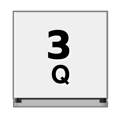 ปริมาตรความจุ 3 คิว