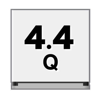 ปริมาตรความจุ 4.4 คิว