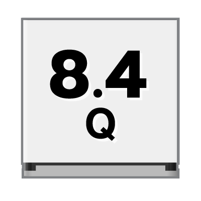 ปริมาตรความจุ 8.4 คิว