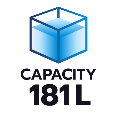 ปริมาตรความจุ 181 ลิตร