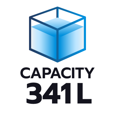 ปริมาตรความจุ 341 ลิตร