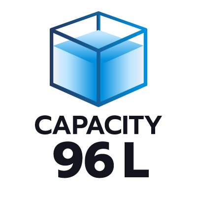 ปริมาตรความจุ 96 ลิตร