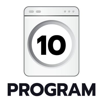 โปรแกรมการซัก 10