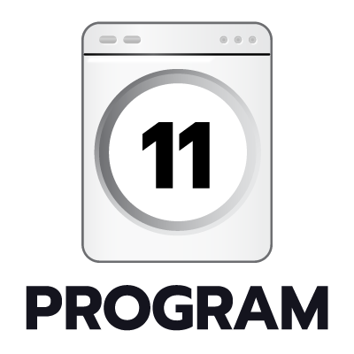 โปรแกรมการซัก 11