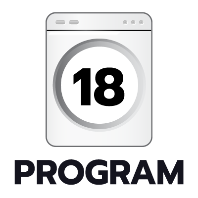 โปรแกรมการซัก 18