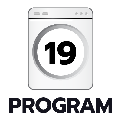 โปรแกรมการซัก 19