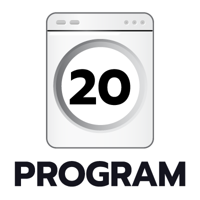 โปรแกรมการซัก 20