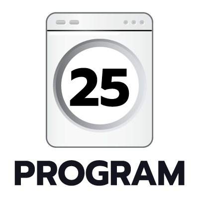 โปรแกรมการซัก 25