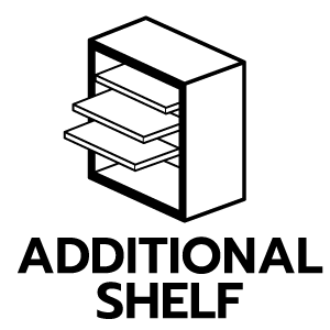 เพิ่มแผ่นชั้นวาง