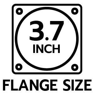 ขนาดหน้าแปลน 3.7 นิ้ว