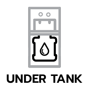 ตำแหน่งวางถังน้ำ ถังล่าง