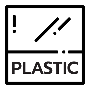 วัสดุหลัก พลาสติก