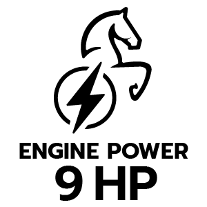 กำลังเครื่องยนต์ 9 แรงม้า
