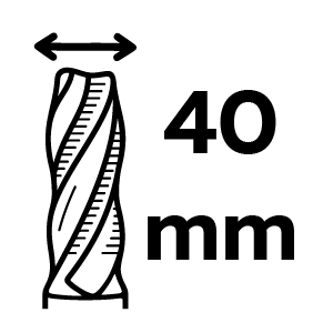 ขนาดดอก 40 มม.