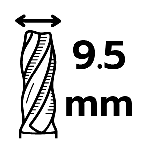 ขนาดดอก 9.5 มม.