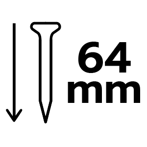 ขนาดตะปู 64 มม.