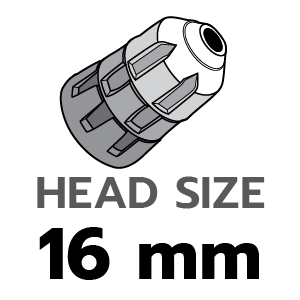ขนาดหัวจับดอก 16 มม.