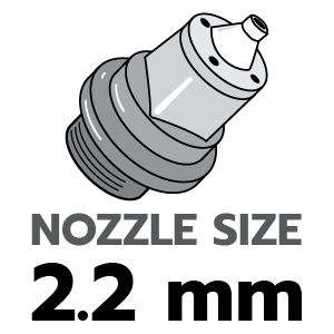 ขนาดหัวพ่นสี 2.2 มม.