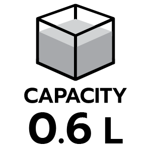 ความจุของถังเชื้อเพลิง 0.6 ลิตร