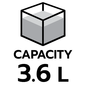 ความจุของถังเชื้อเพลิง 3.6 ลิตร