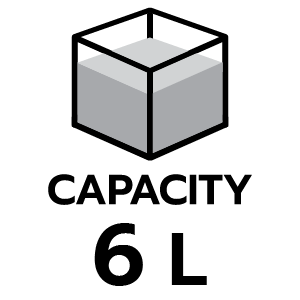 ความจุของถังเชื้อเพลิง 6 ลิตร
