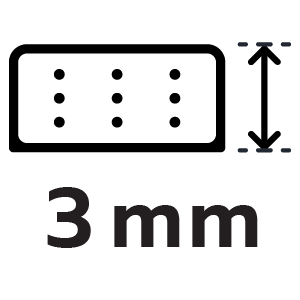 ความหนา 3 มม.