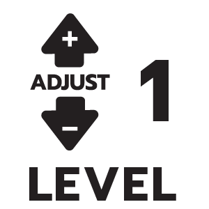 ปรับได้ 1 ระดับ