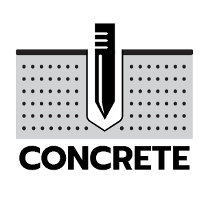 วัสดุที่เจาะได้ คอนกรีต