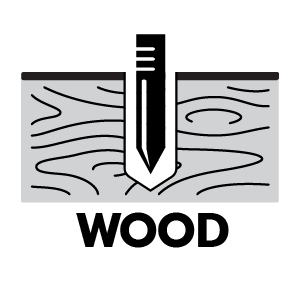 วัสดุที่เจาะได้ ไม้