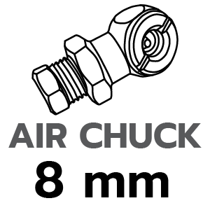 หัวเติมลม 8 มม.