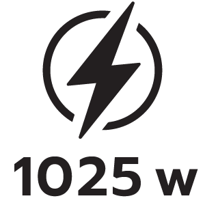 กำลังไฟ 1025วัตต์