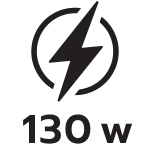 กำลังไฟ 130วัตต์