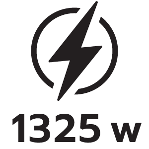 กำลังไฟ 1325วัตต์