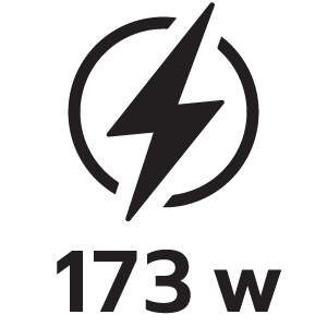 กำลังไฟ 173วัตต์