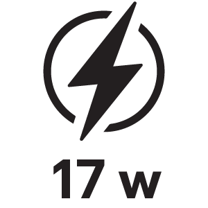 กำลังไฟ 17วัตต์