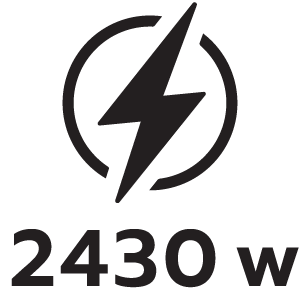 กำลังไฟ 2430วัตต์