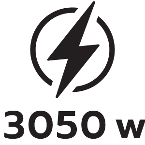 กำลังไฟ 3050วัตต์