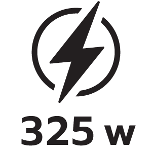 กำลังไฟ 325วัตต์