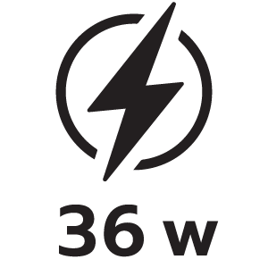 กำลังไฟ 36วัตต์