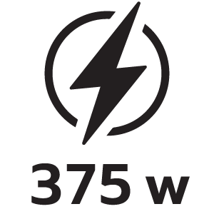 กำลังไฟ 375วัตต์