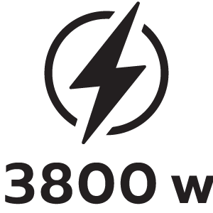 กำลังไฟ 3800วัตต์