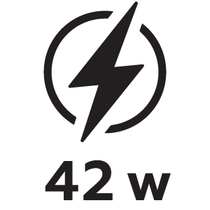 กำลังไฟ 42วัตต์