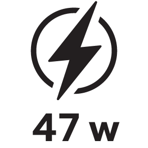 กำลังไฟ 47วัตต์