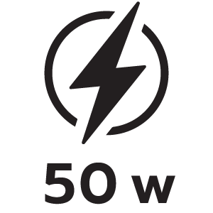 กำลังไฟ 50วัตต์