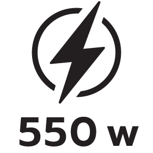 กำลังไฟ 550วัตต์