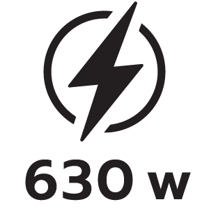 กำลังไฟ 630วัตต์