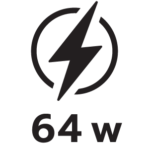 กำลังไฟ 64วัตต์