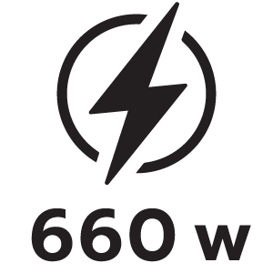 กำลังไฟ 660วัตต์