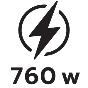 กำลังไฟ 760วัตต์